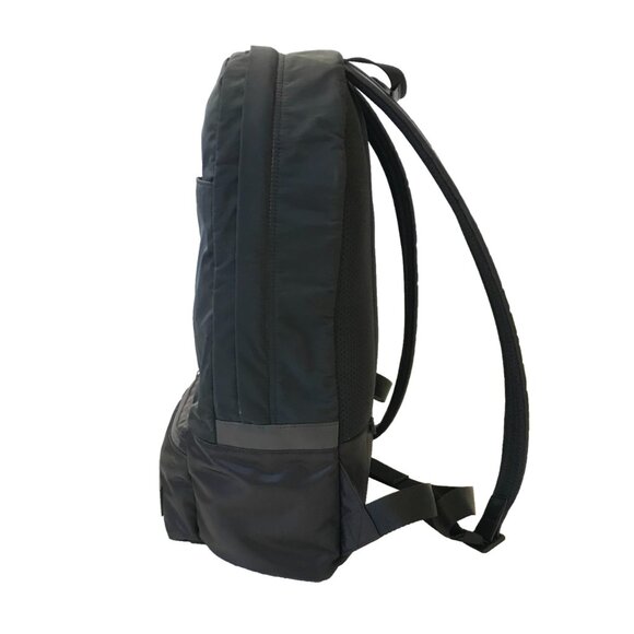 NEW Paul Smith Nylon Backpack Rucksack Mens Black Zip Around Travel Computer Bag - Picture 5 of 13